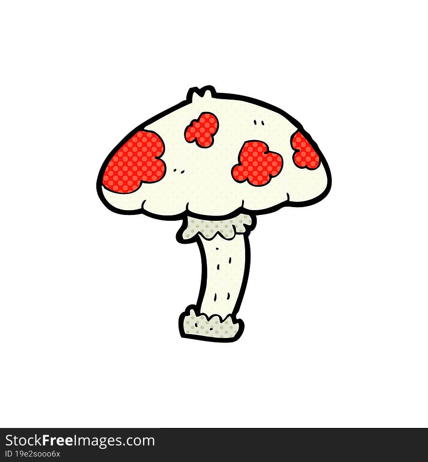 cartoon mushroom