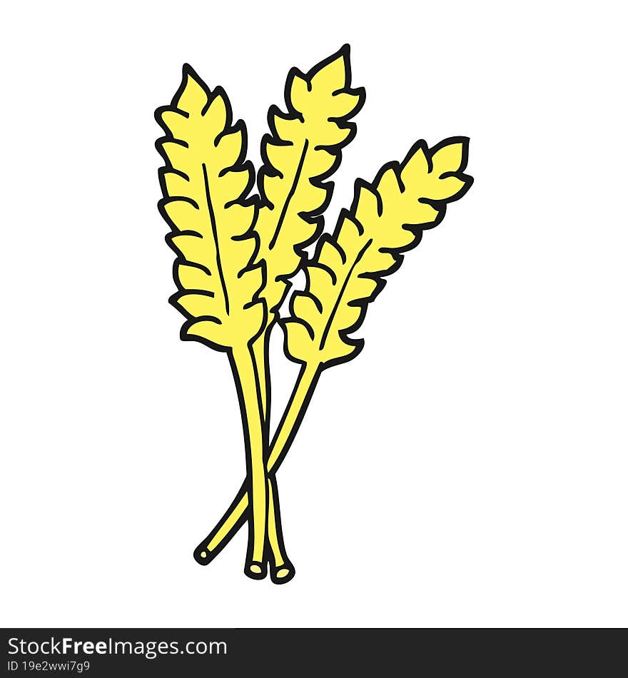 cartoon wheat