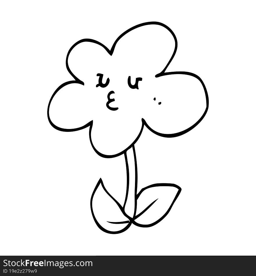 cartoon flower