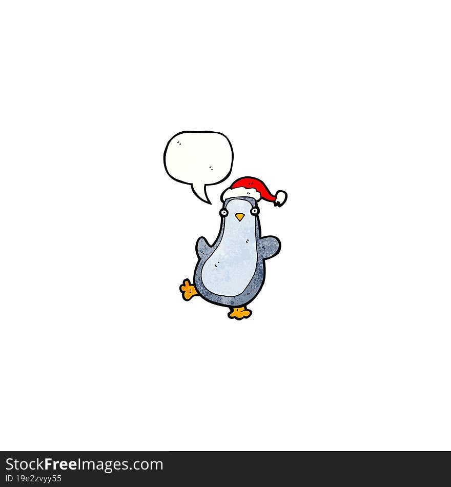 funny cartoon penguin