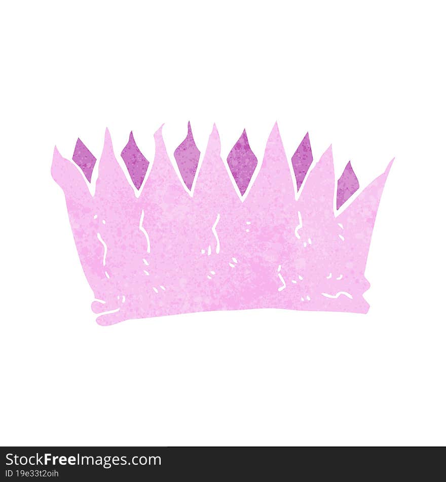 cartoon paper crown