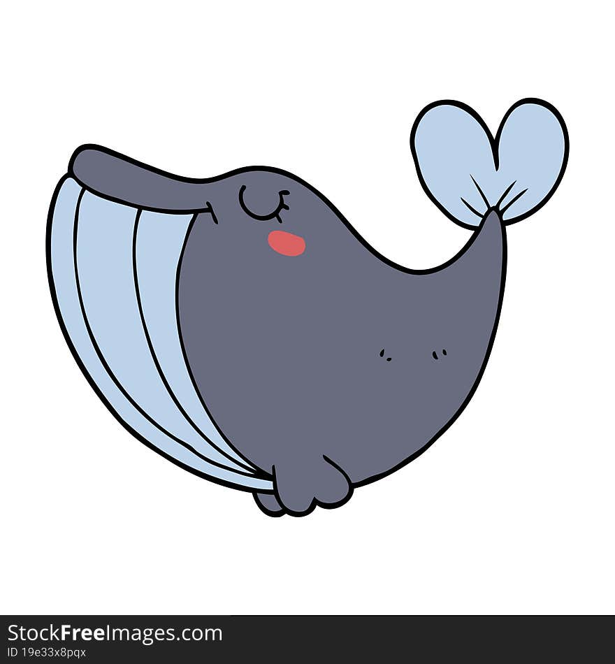 cartoon whale