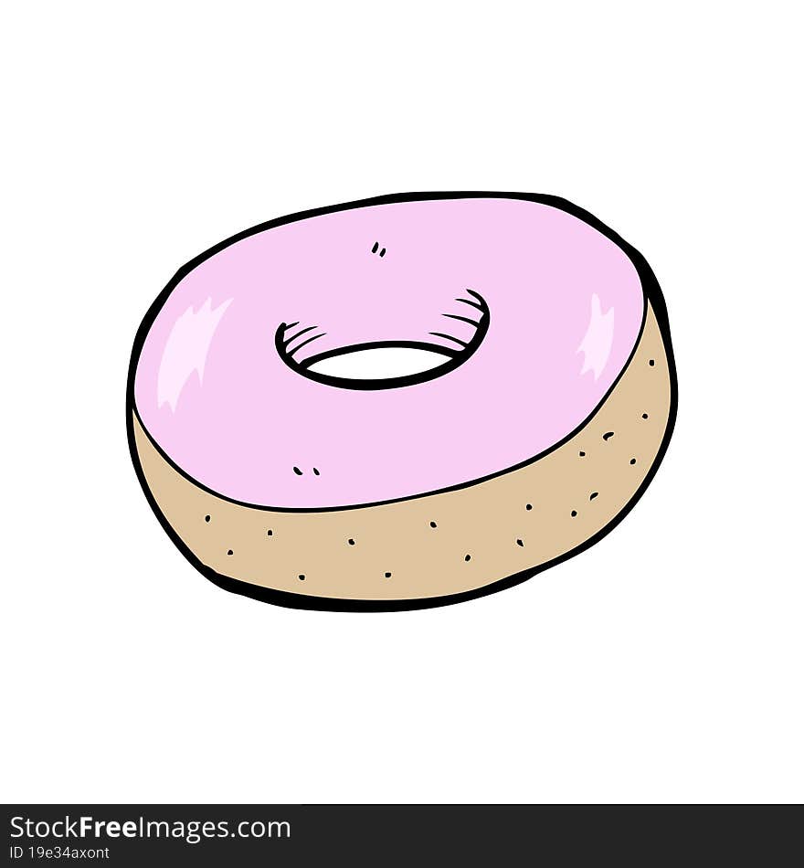 cartoon donut