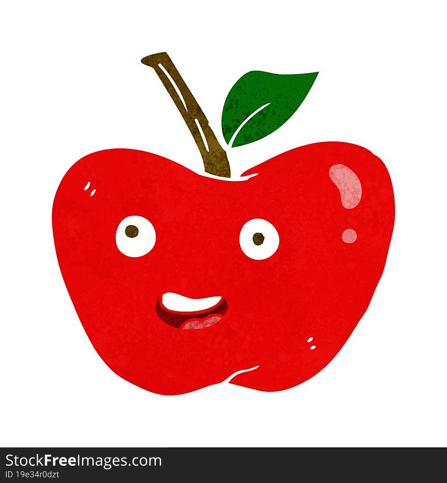 cartoon apple