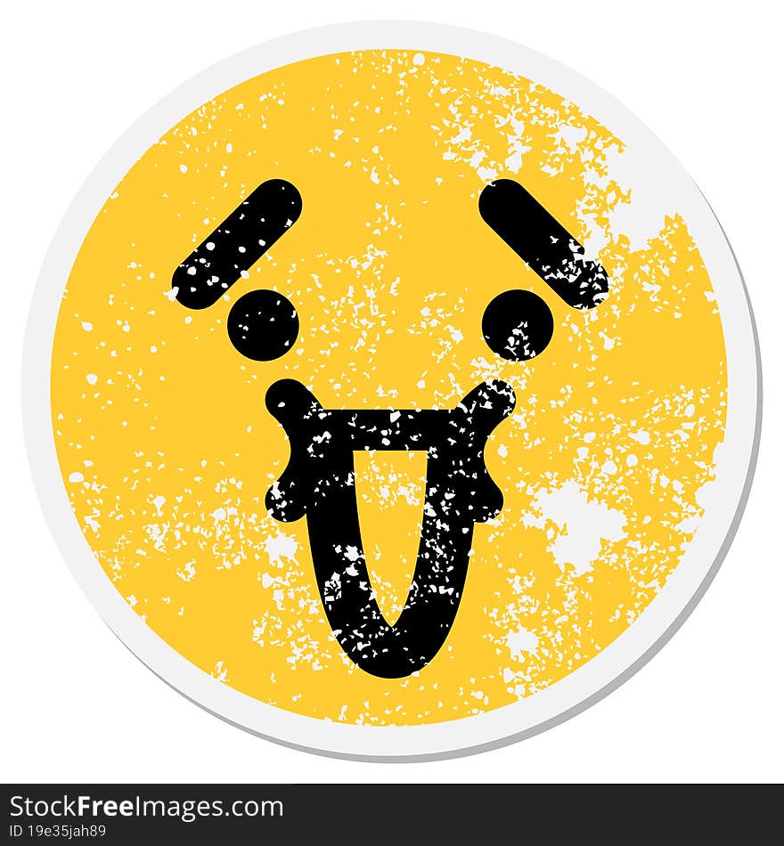 Happy Laughing Face Circle