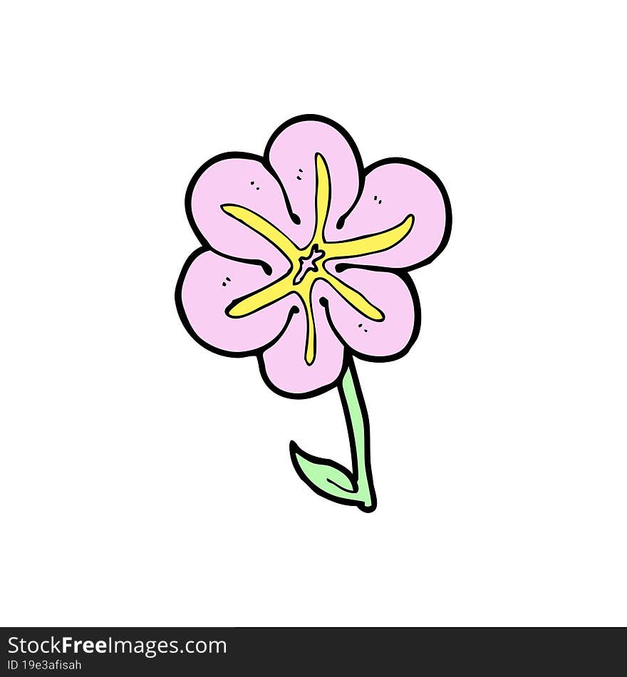 cartoon flower