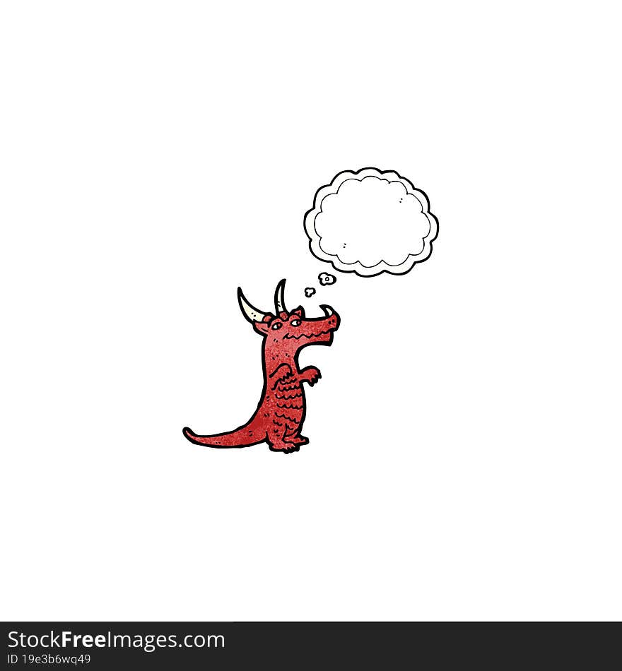 cartoon welsh dragon