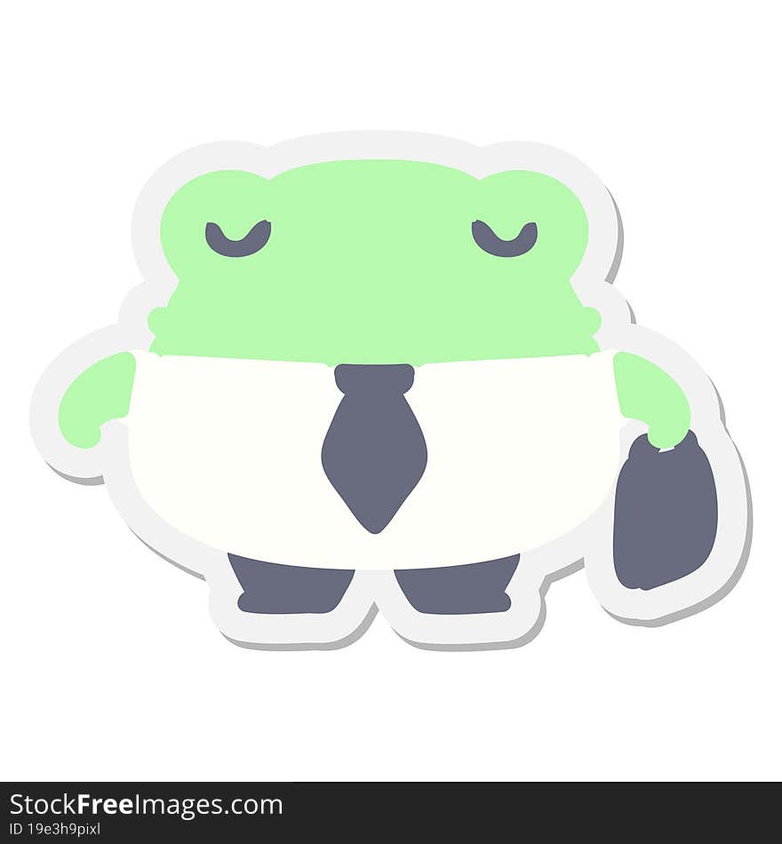 important business toad sticker