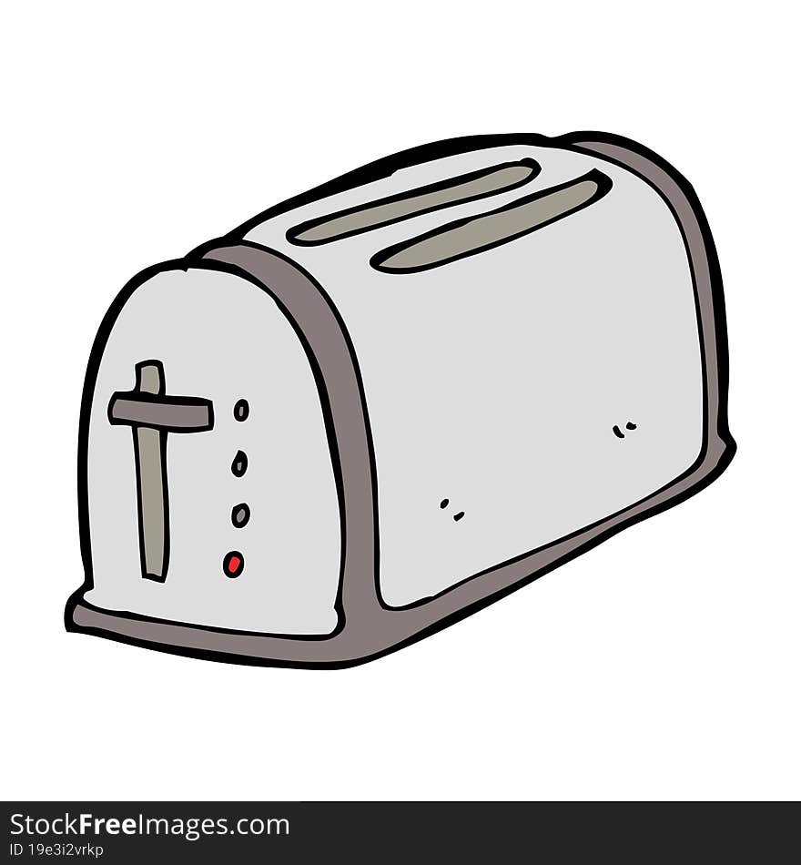 cartoon toaster