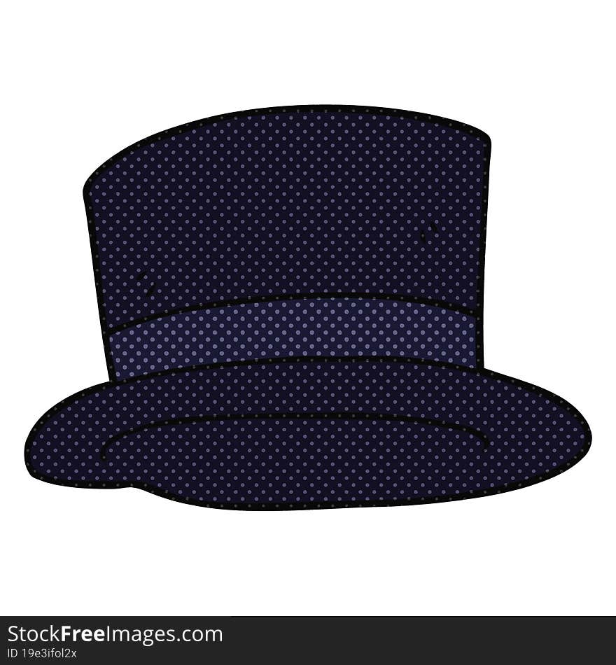 cartoon top hat