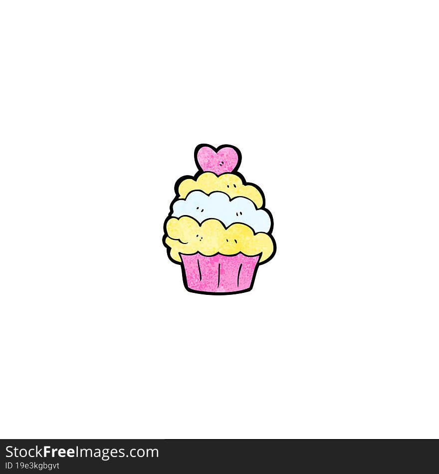 cartoon cup cake