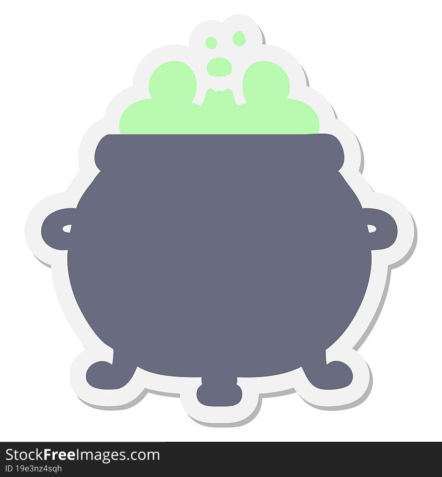 bubbling cauldron sticker