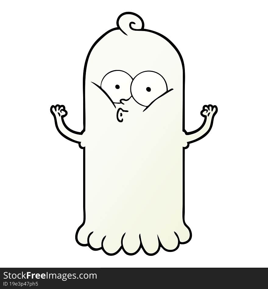 cartoon ghost. cartoon ghost