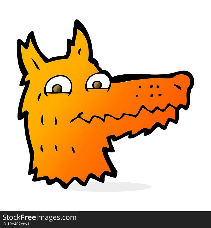 Cartoon Fox Head