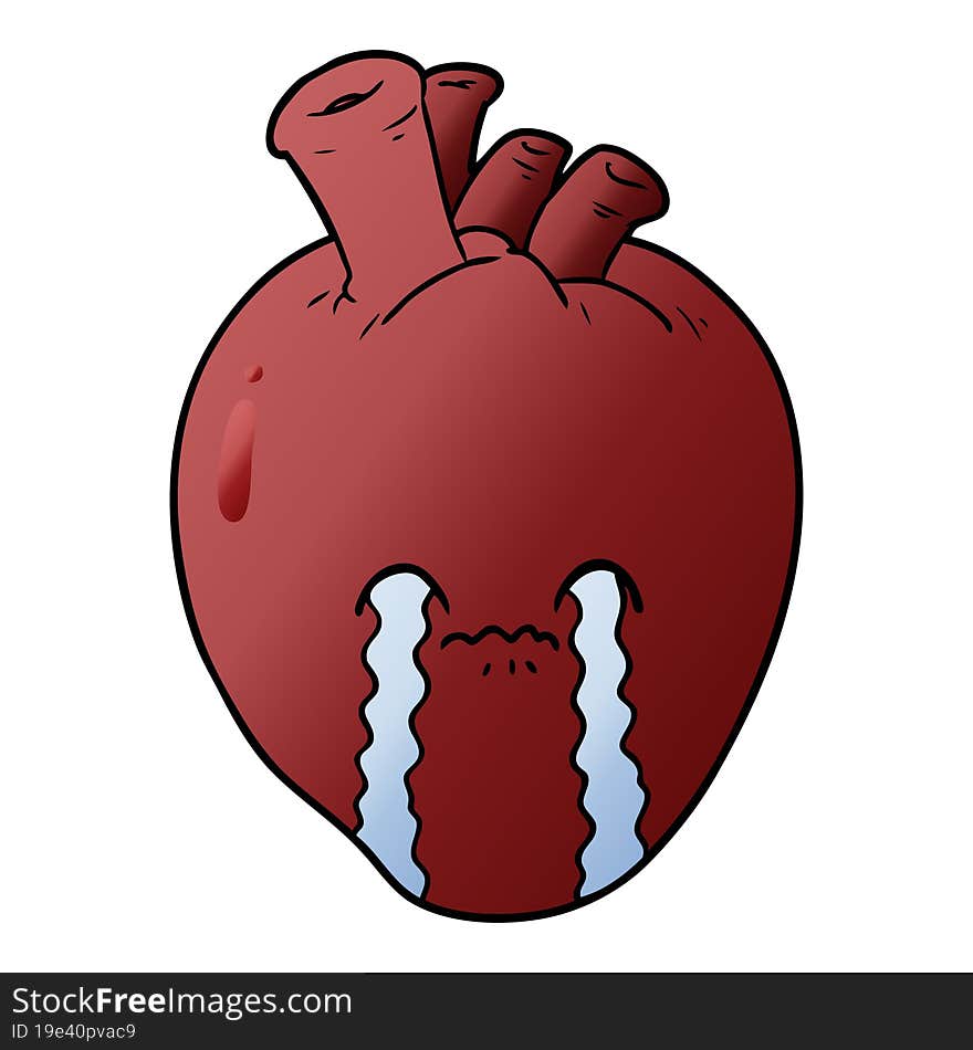 cartoon heart. cartoon heart