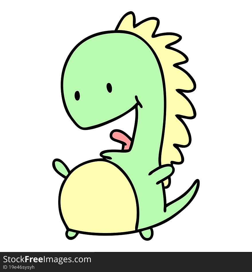 happy dinosaur