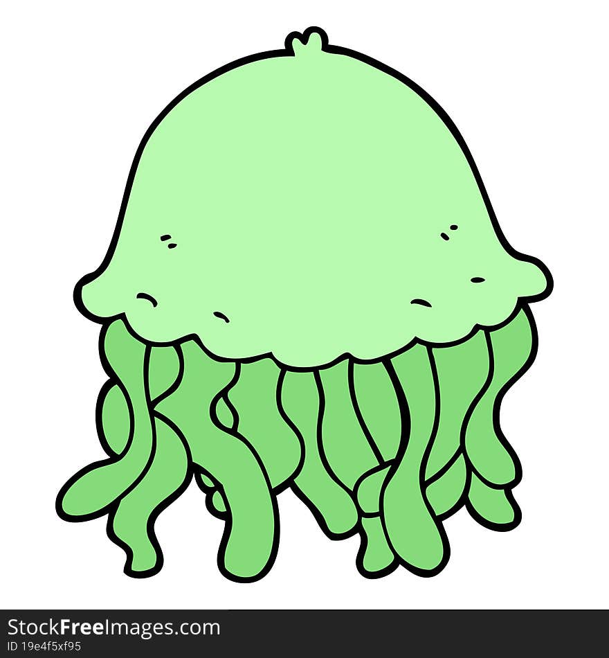 cartoon jellyfish