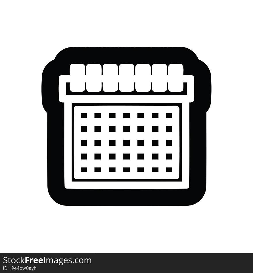 monthly calendar icon