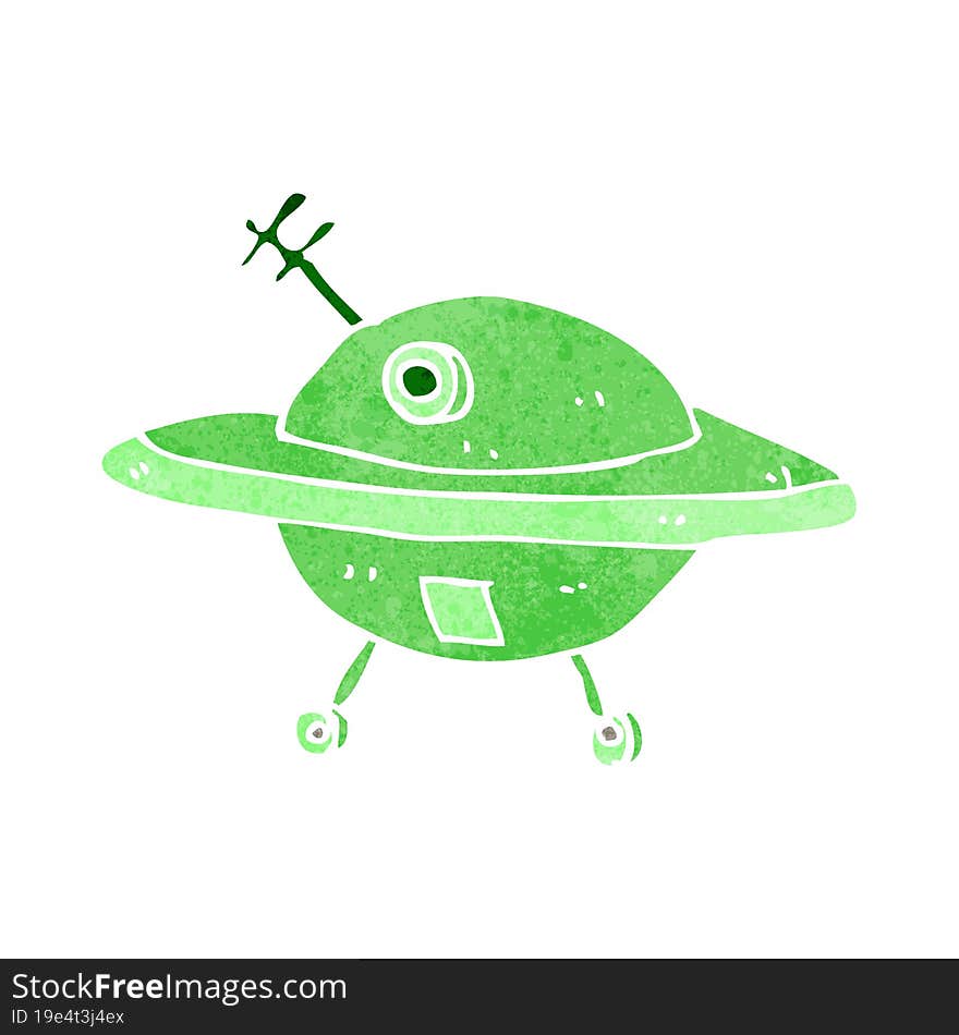 Cartoon Flying Saucer