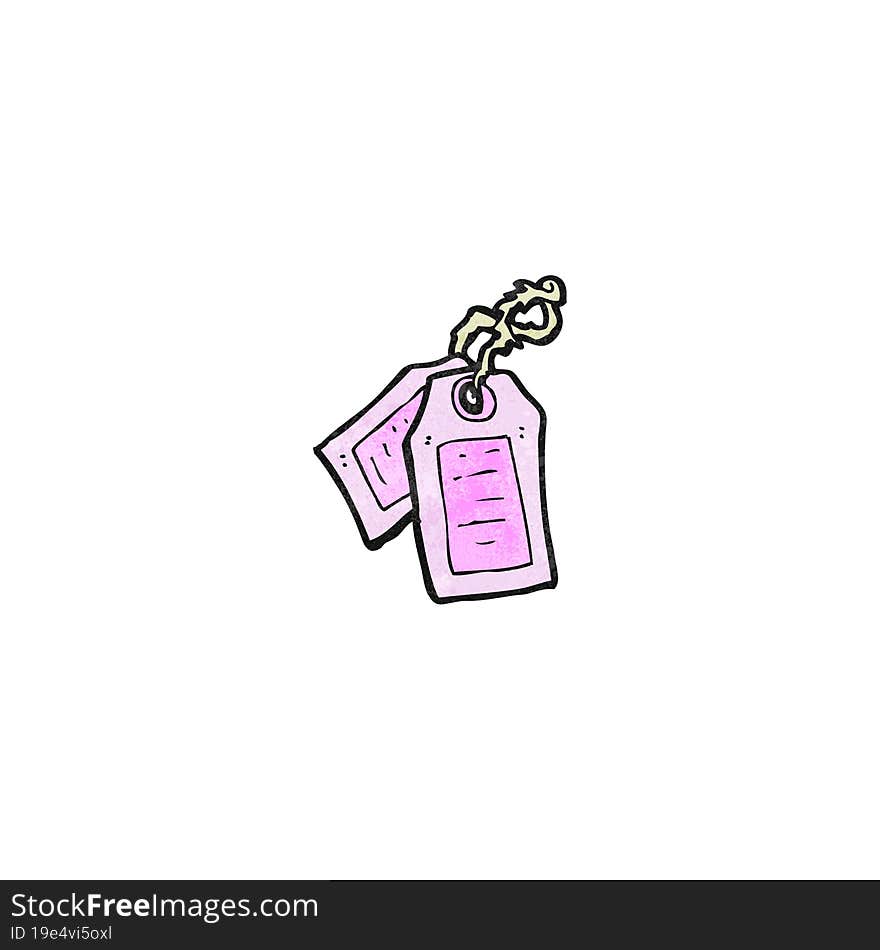 cartoon luggage labels