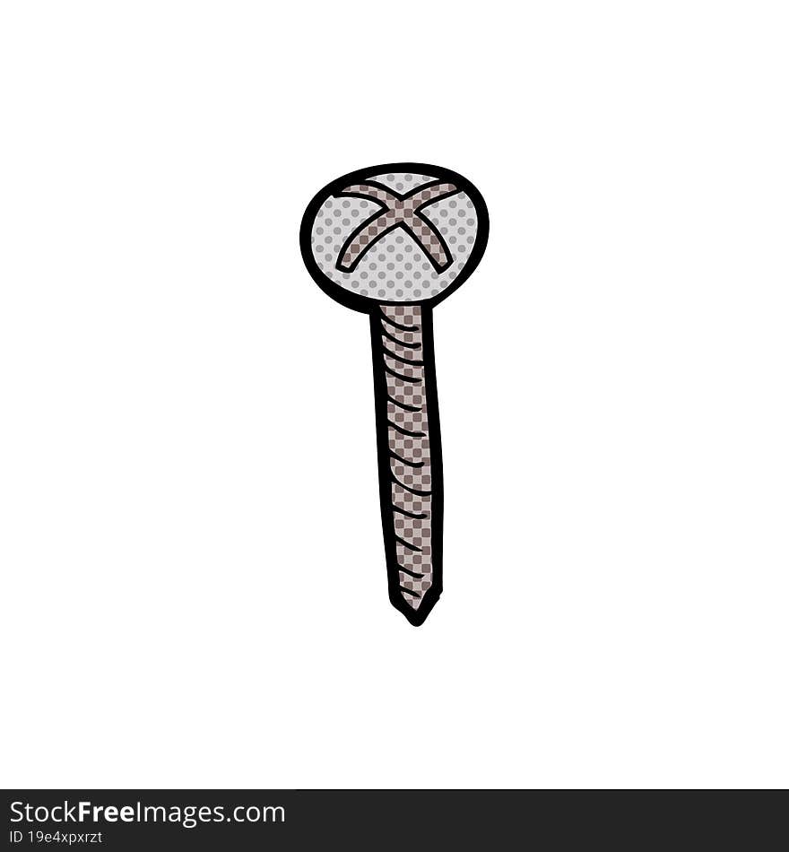 cartoon screw