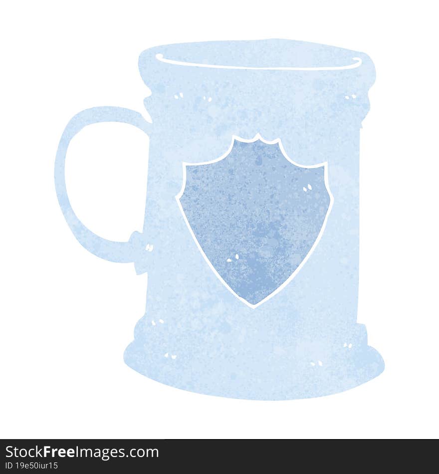 cartoon old tankard