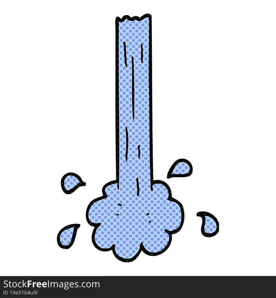 cartoon pouring water