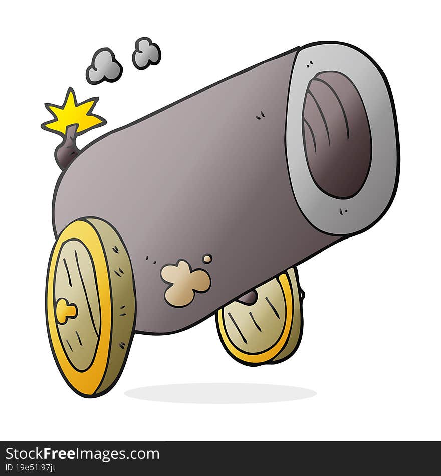 Cartoon Big Cannon