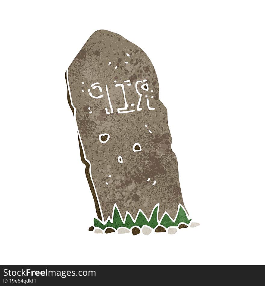 cartoon spooky grave