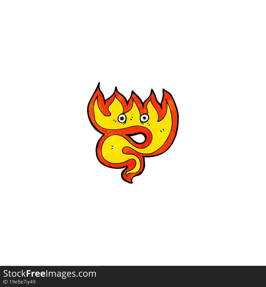 fire cartoon element