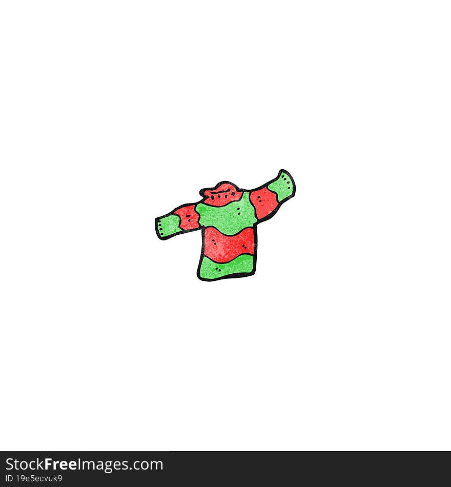 cartoon woollen jumper