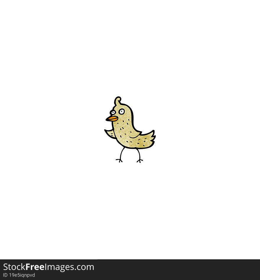 little cartoon bird