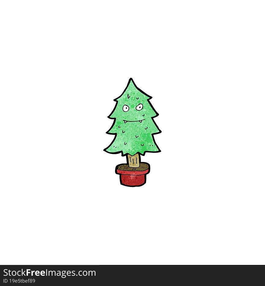 cartoon christmas tree