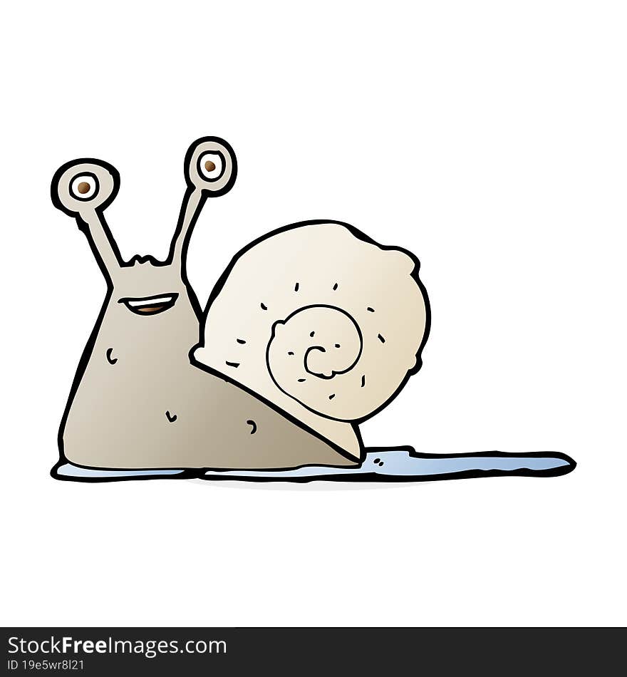 cartoon snail