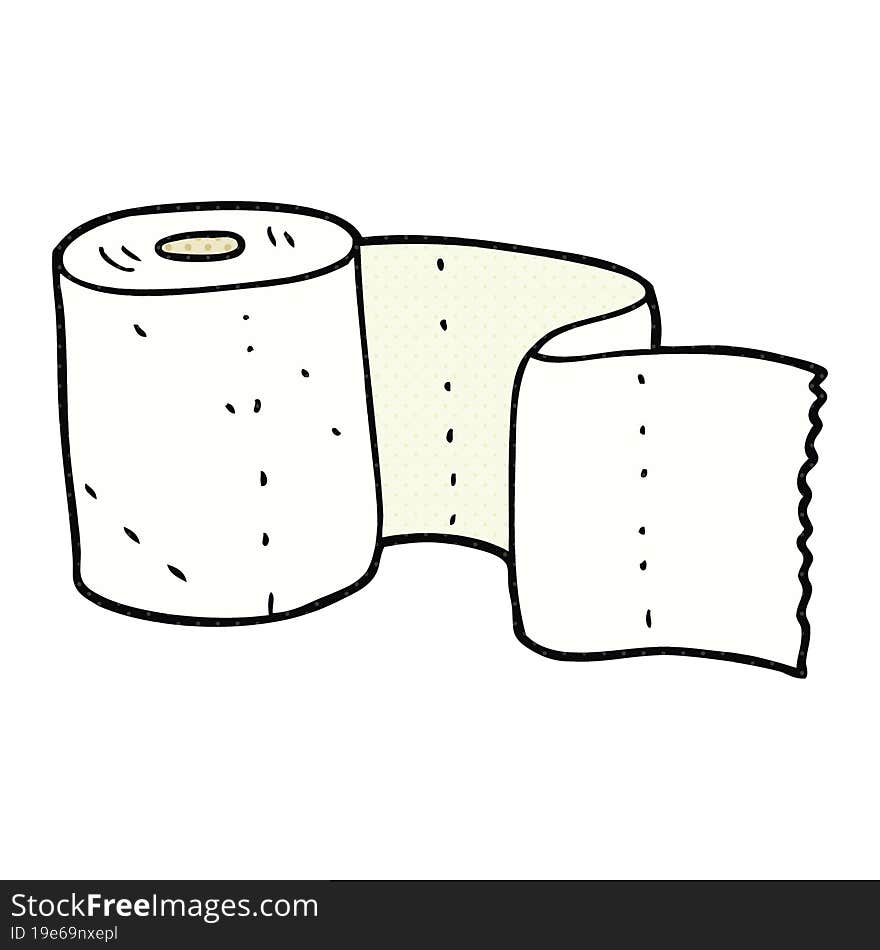 Cartoon Toilet Roll