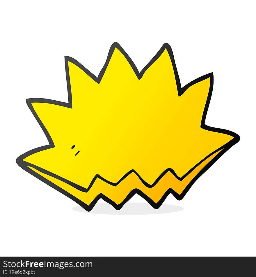 Cartoon Explosion Decorative Symbol