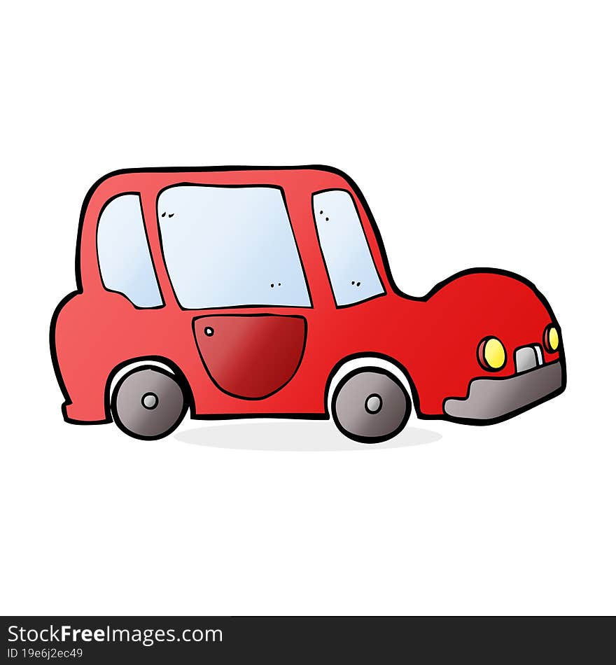 cartoon car