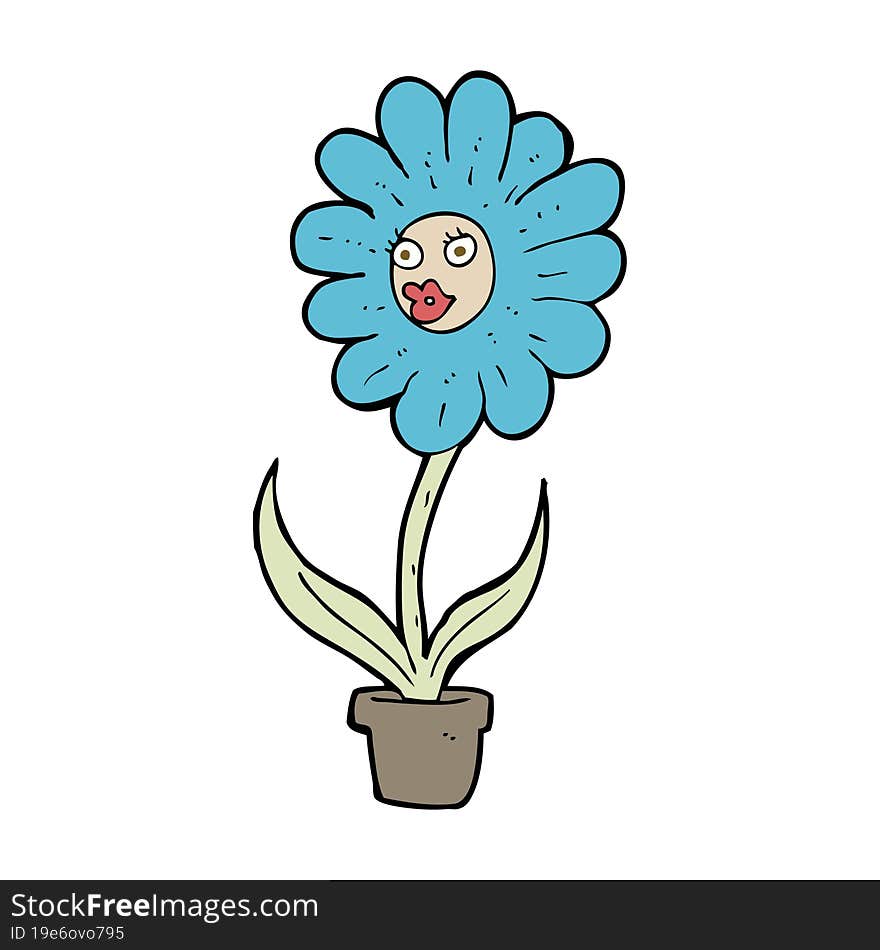 Cartoon Flower