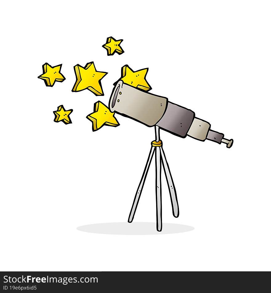 cartoon telescope