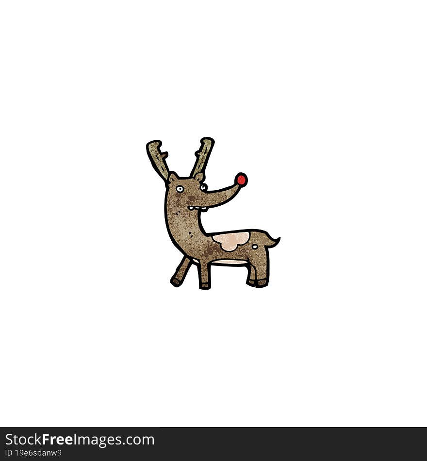 cartoon reindeer