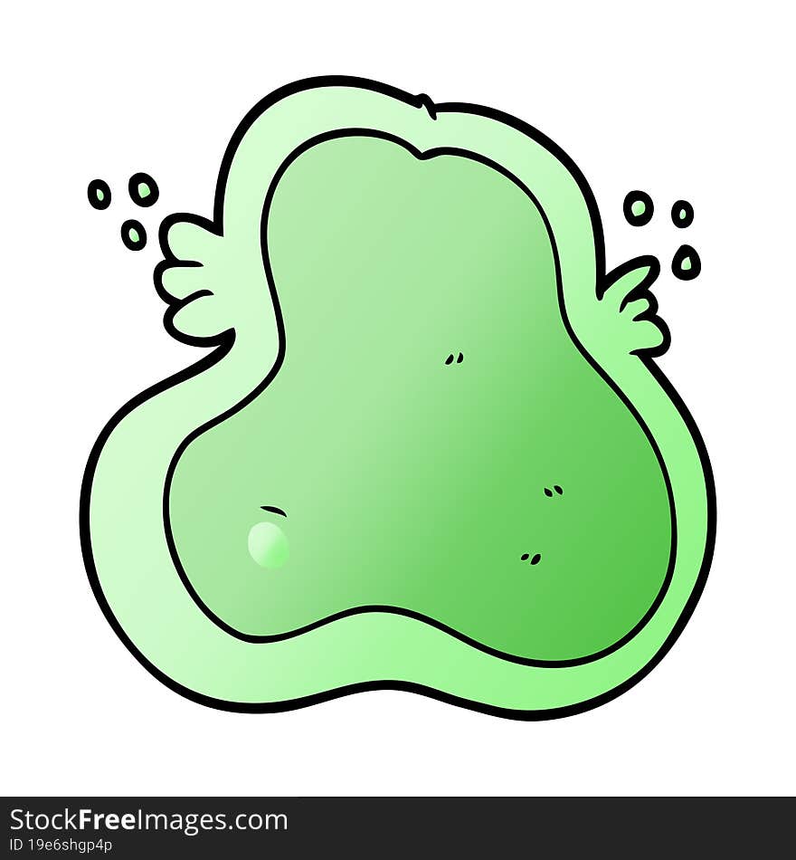 cartoon amoeba. cartoon amoeba