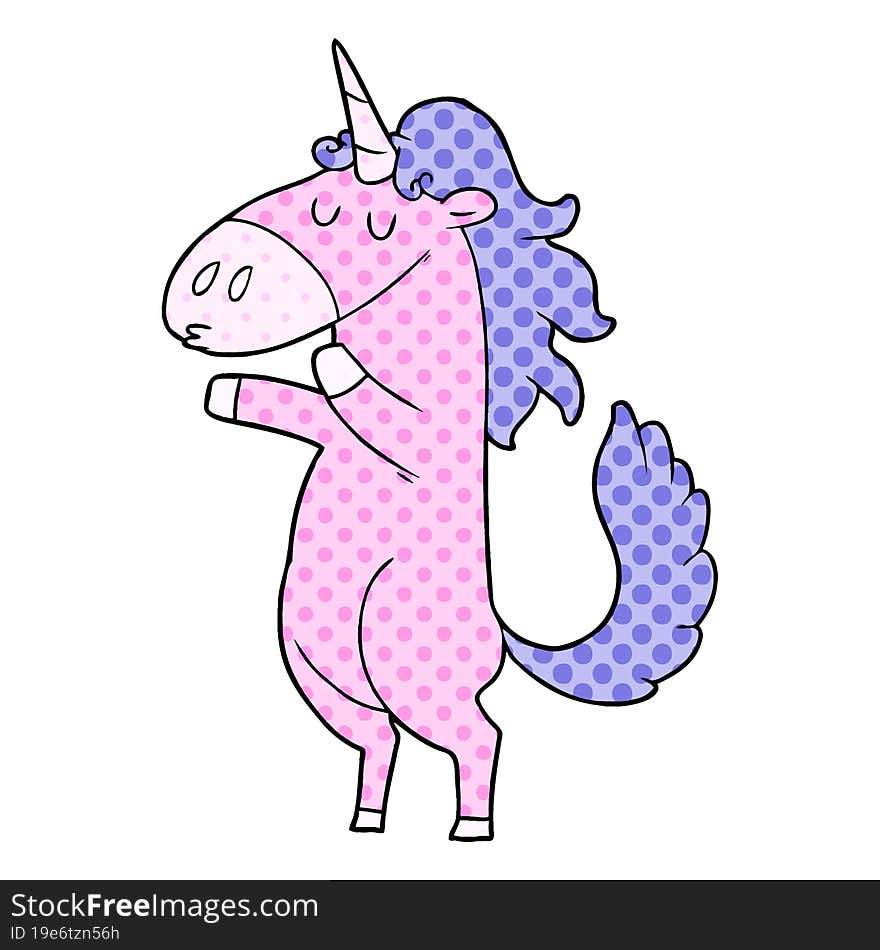 cartoon unicorn. cartoon unicorn