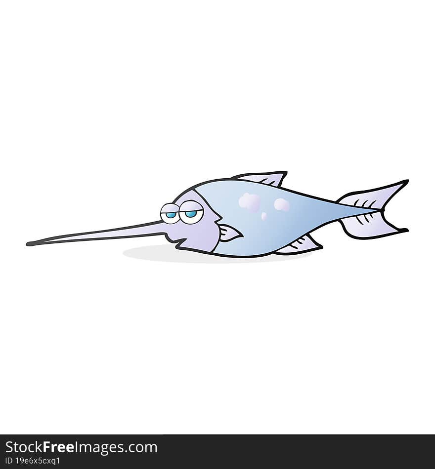 Cartoon Swordfish