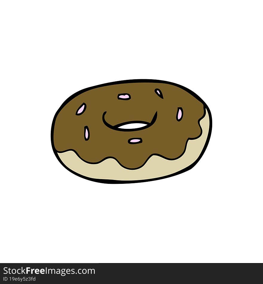 cartoon donut