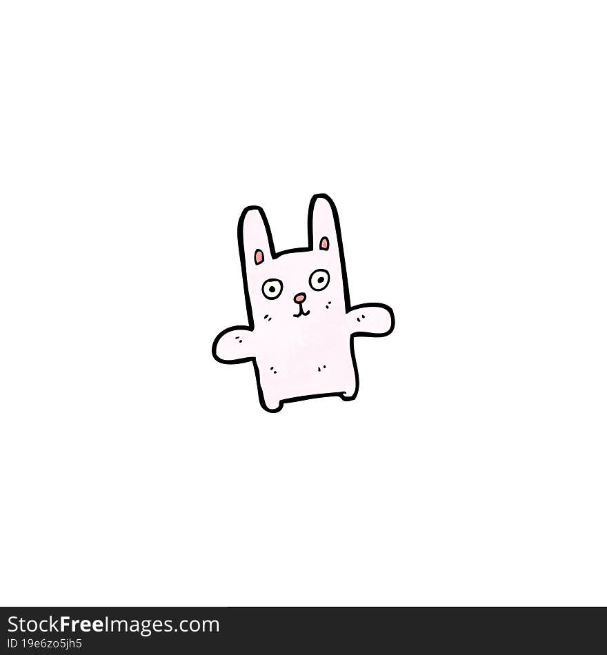 funny cartoon rabbit