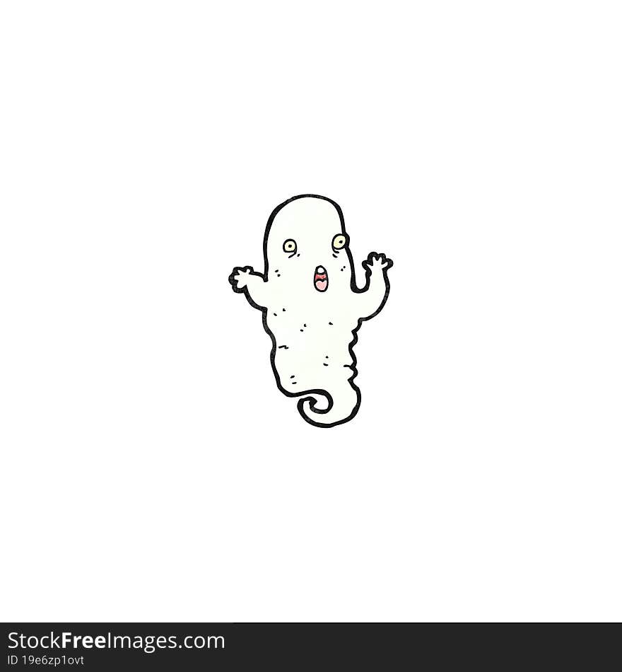 cartoon spooky ghost