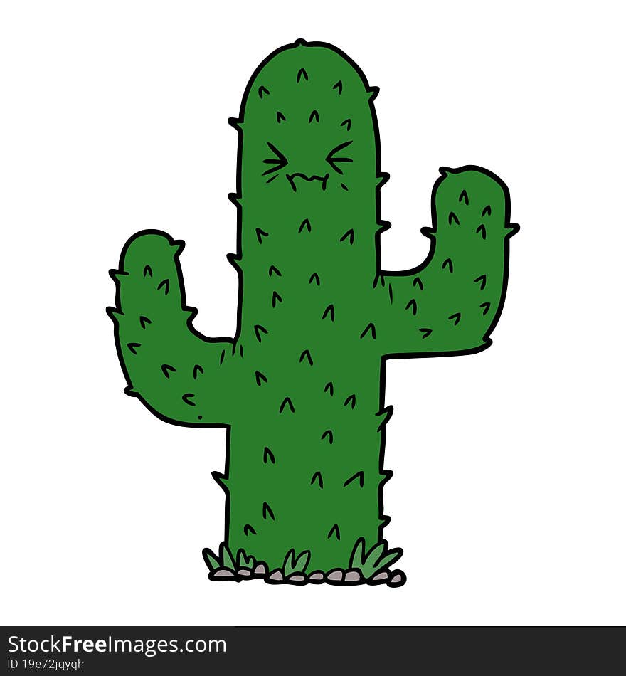 cartoon cactus. cartoon cactus