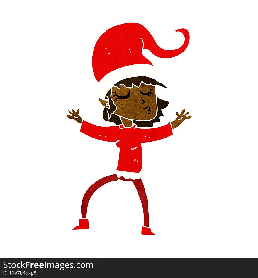 santa s helper cartoon