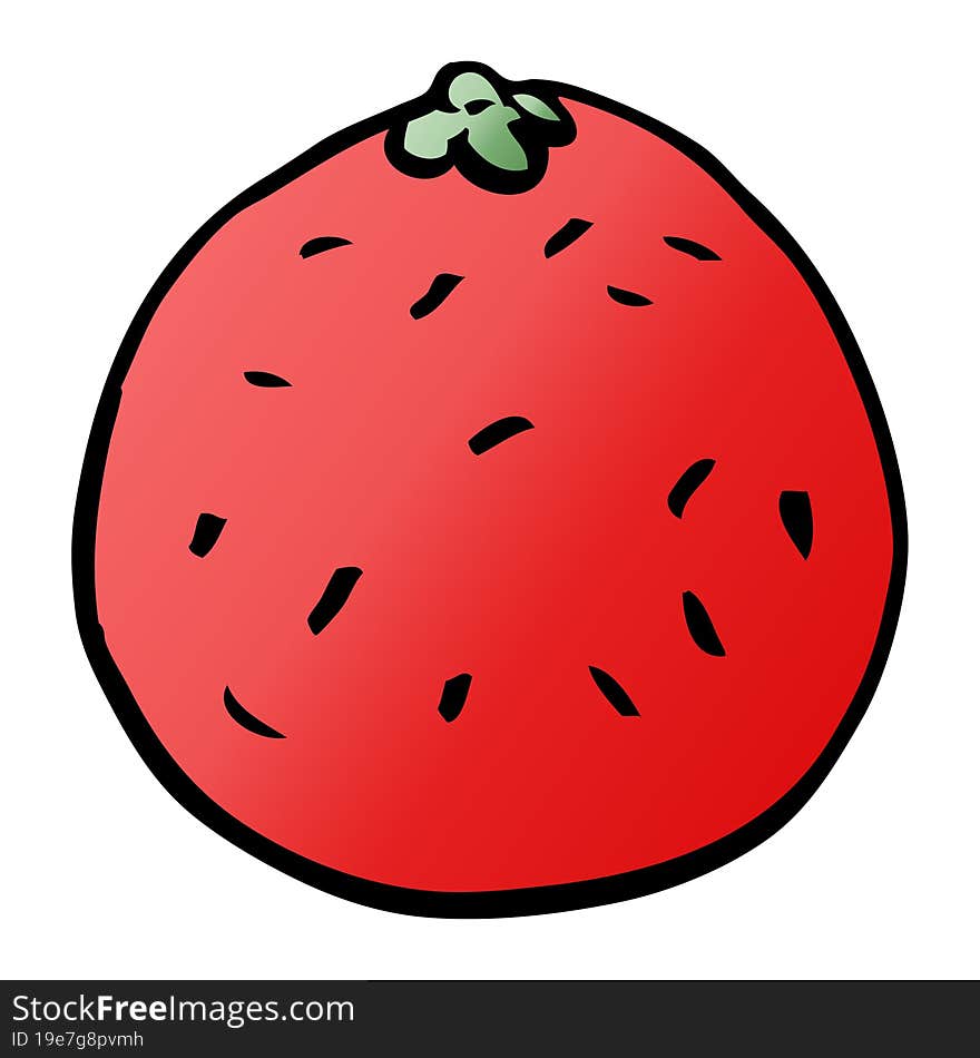 cartoon doodle tomato