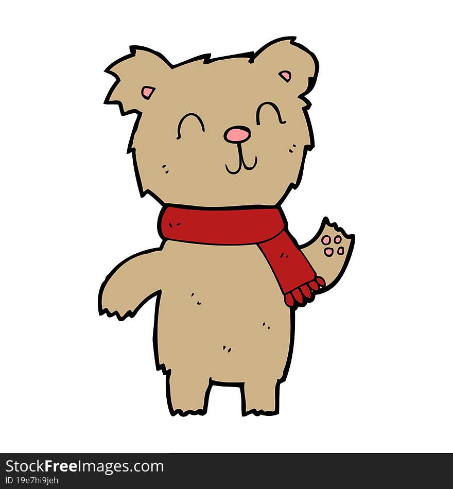 cartoon cute teddy bear